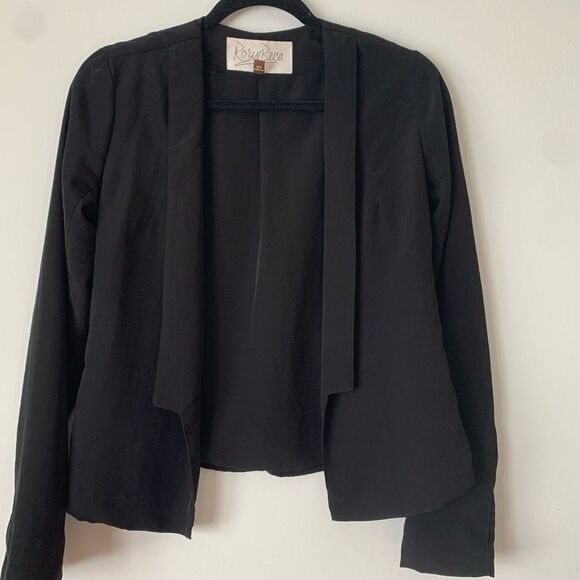 Rory Beca black open front blazer jacket, excellent condition, very elegant, XS - Picture 1 of 6